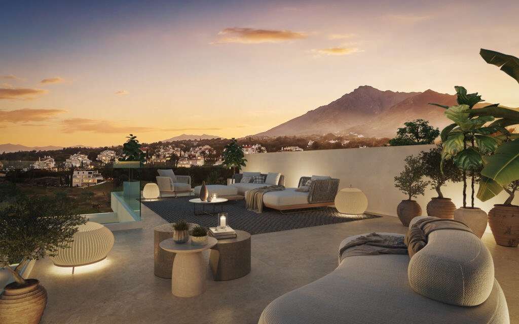 Luxury villa in Marbella, Valdeolletas area, with private pool and sea views