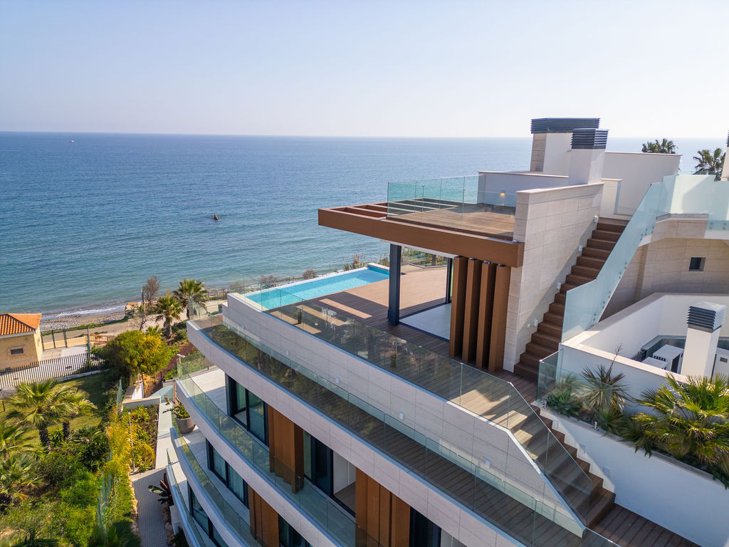 Luxury Beachfront Duplex Penthouse at The Sapphire, Estepona
