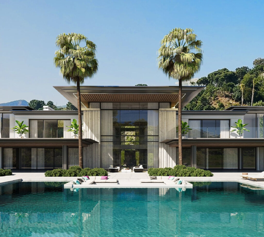 Exquisite Six-Bedroom Villa Project in Marbella Club Golf Resort with panoramic breathtaking  Sea views.